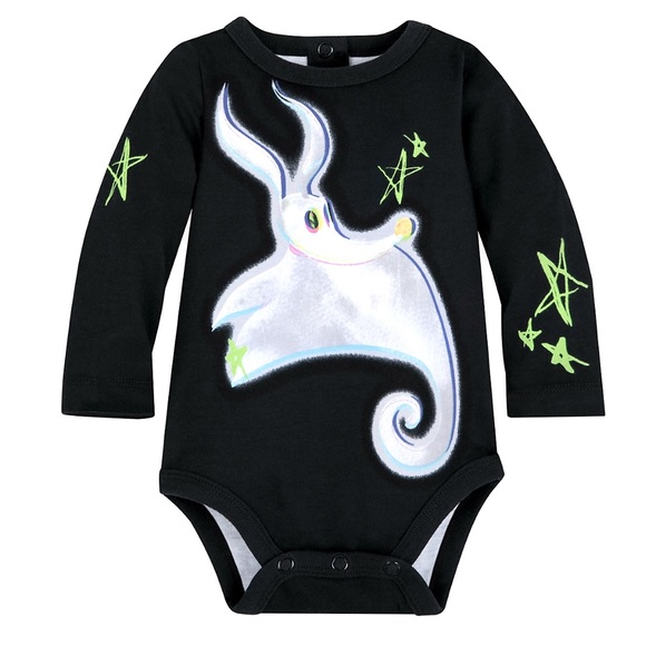 NWT Long Sleeve Zero Bodysuit for Baby Tim Burton's Nightmare Before Christmas - Picture 1 of 4